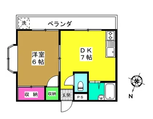 メゾン秀【2階】の間取り