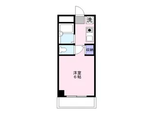 カレッジハイツ慧【2階】の間取り