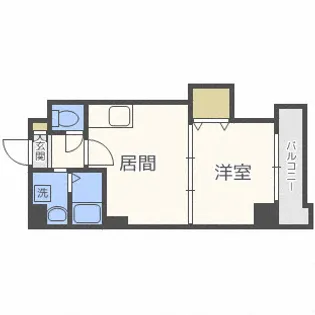 ベルテ手稲前田【2階】の間取り