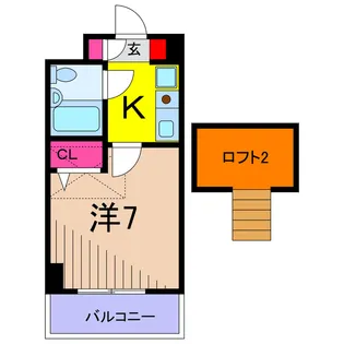 日神パレステージ亀有【6階】の間取り
