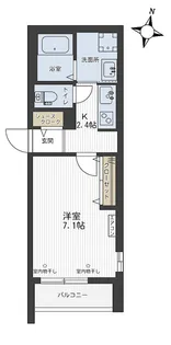メゾンガーデニア【3階】の間取り