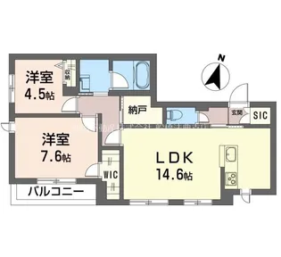 べレオ ユリ【2階】の間取り