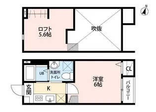 フロルベルデ【1階】の間取り