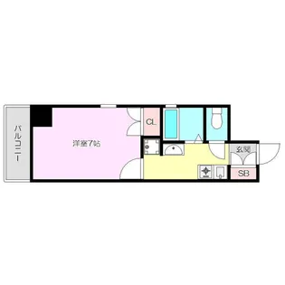 レクシア木川西【5階】の間取り