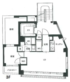 BNS meguro【3階】の間取り