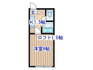 リ-ベンス柏木【1階】の間取り