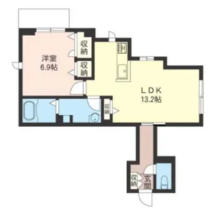 グランシャリオC【1階】の間取り