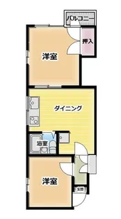シティホームズ稲荷町【5階】の間取り