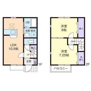 KAZE&杜 西の間取り