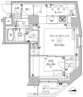 レアライズ浅草IV【9階】の間取り