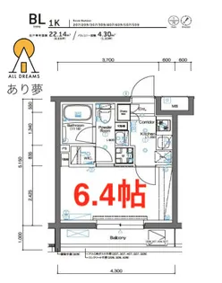 SYNEX HIGASHI-KANAGAWA【2階】の間取り