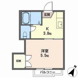 カーサ宮【2階】の間取り