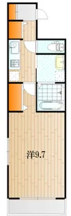 エクラス【3階】の間取り