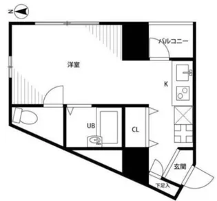 プレール南馬込【6階】の間取り