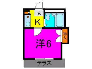 プログ上尾西【1階】の間取り