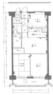 グローリア初穂横浜【8階】の間取り