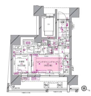 ピアース渋谷WEST【6階】の間取り