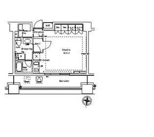 パークアクシス御茶ノ水ステージ【11階】の間取り