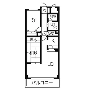 フローラ【3階】の間取り