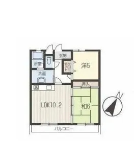 ニュークオリティーエコー【1階】の間取り