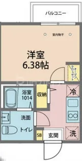 カインドネス一之江【1階】の間取り