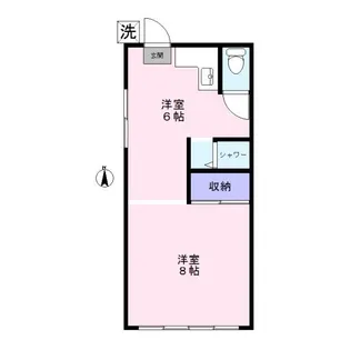 コーポ大岡山【2階】の間取り