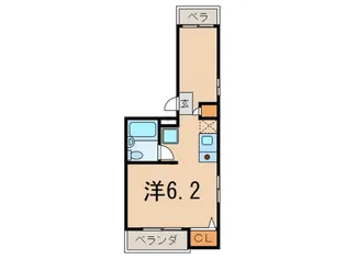クリ-ンズイイダ【2階】の間取り