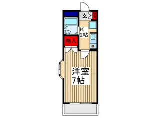 大平マンション【3階】の間取り