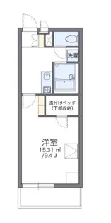 レオパレス橙【2階】の間取り