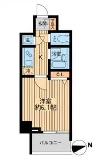 HF早稲田レジデンスII【6階】の間取り