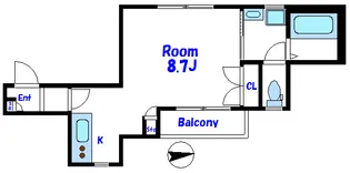 Harry Cerezo【3階】の間取り
