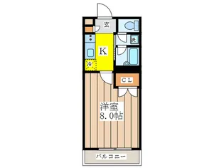 シャトレーヌ桜堤【2階】の間取り
