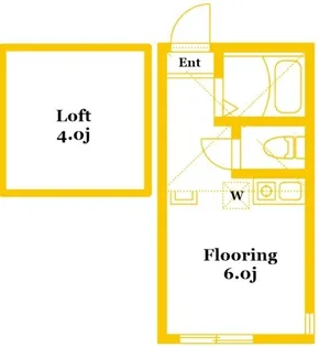 ユナイト戸部パリー・クラッド【1階】の間取り