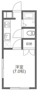 カーサ・ブルーム【1階】の間取り