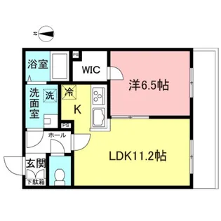 ラヴェールS【3階】の間取り