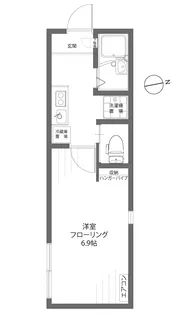 エルピス【1階】の間取り
