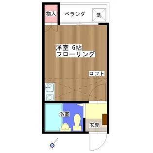 ブランシェ松波【2階】の間取り