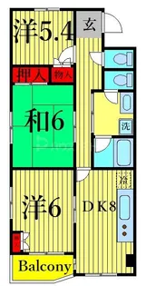 サンフレアサクマ15【8階】の間取り