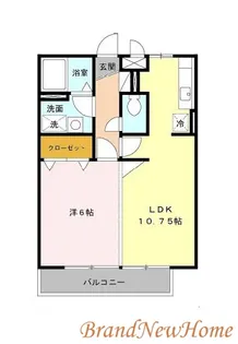 グランシャリオII棟【3階】の間取り