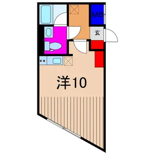 ミモザヒルズ亀有【4階】の間取り