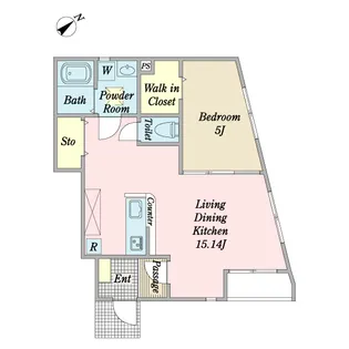 メゾン・ド・シェーヌII【1階】の間取り