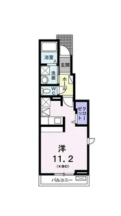 メイビオーラIII【1階】の間取り