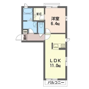 ハイツセンチュリー【1階】の間取り