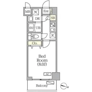 ORSUS志村坂上【5階】の間取り