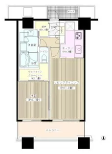 パークタワー横浜ステーションプレミア【19階】の間取り