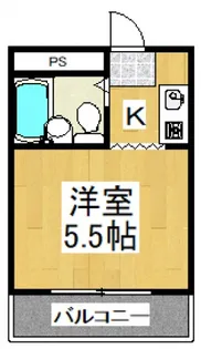 エメラルドハイツ中里【3階】の間取り