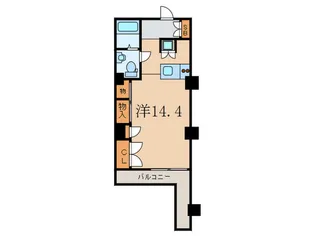 カスタリア目黒鷹番の間取り
