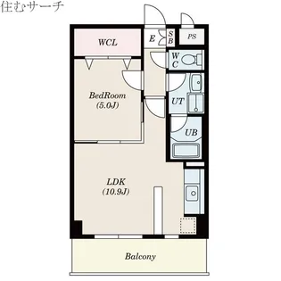 四日市エンブルコート(旧GRANDUKEI)【6階】の間取り