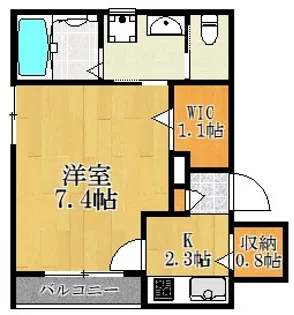 K space【2階】の間取り