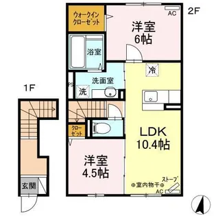 バローロ(むつ市)【2階】の間取り
